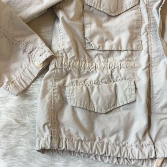 GAP Khaki Safari | Utility Lightweight Zip Closure Drawstring Waist Jacket S - Picture 4 of 7
